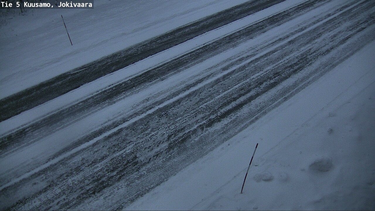 Weather Camera Image Väg 5 Kuusamo, Jokivaara, Kuusamo, Pohjois-Pohjanmaa