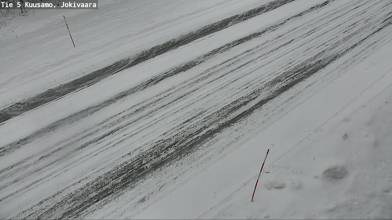 Weather Camera Image Väg 5 Kuusamo, Jokivaara, Kuusamo, Pohjois-Pohjanmaa