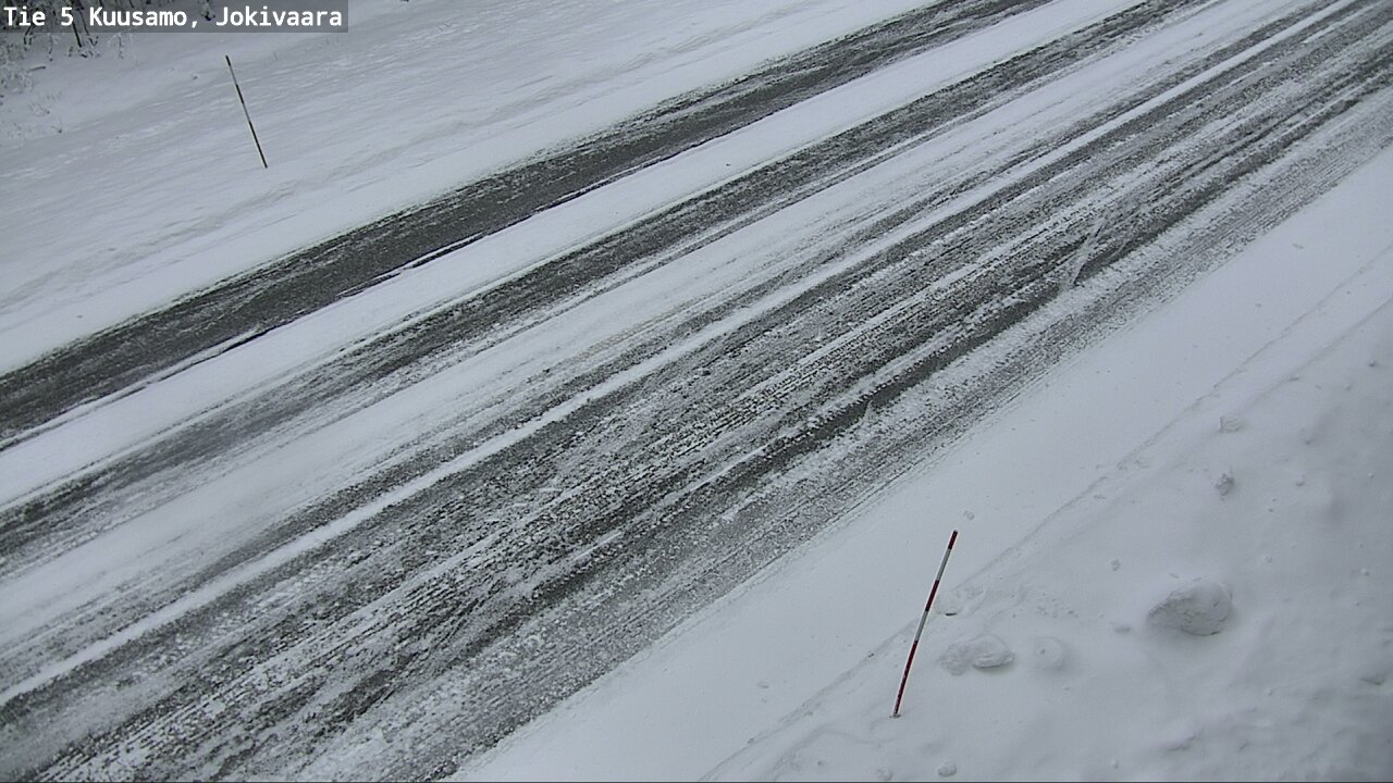 Weather Camera Image Väg 5 Kuusamo, Jokivaara, Kuusamo, Pohjois-Pohjanmaa