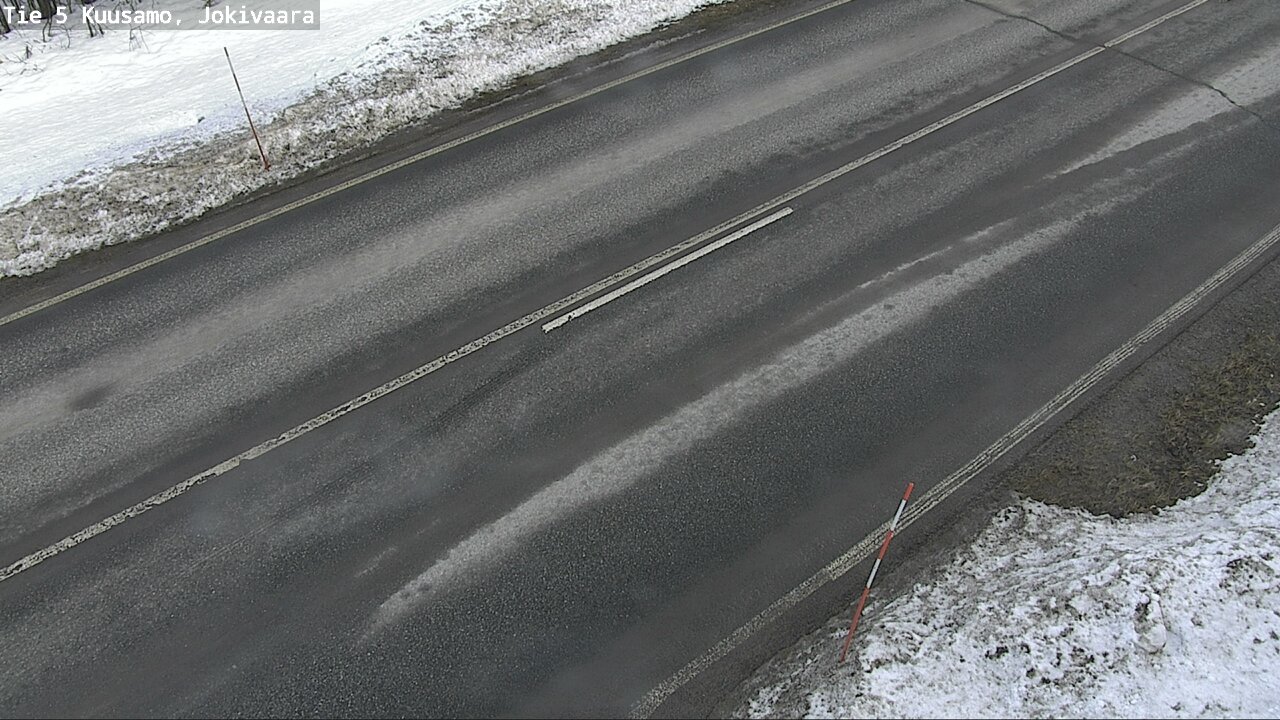 Weather Camera Image Väg 5 Kuusamo, Jokivaara, Kuusamo, Pohjois-Pohjanmaa