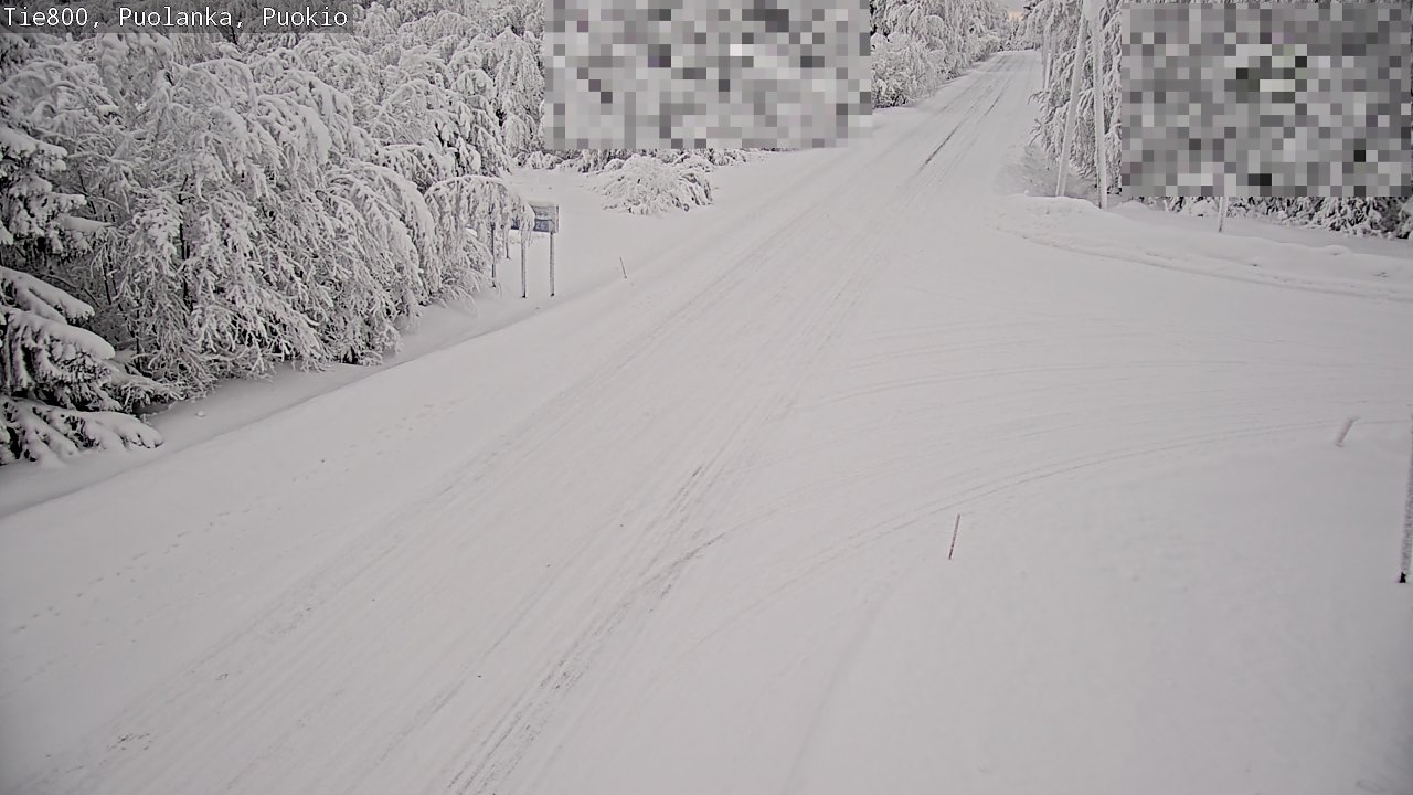 Weather Camera Image Road 800 Puolanka, Puokio, Puolanka, Kainuu