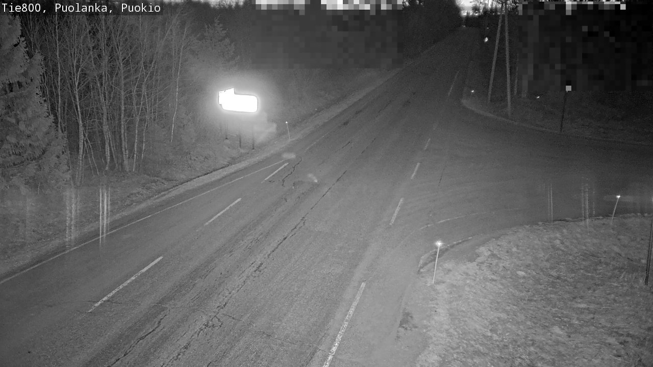 Weather Camera Image Väg 800 Puolanka, Puolanka_Puokio, Puolanka, Kainuu