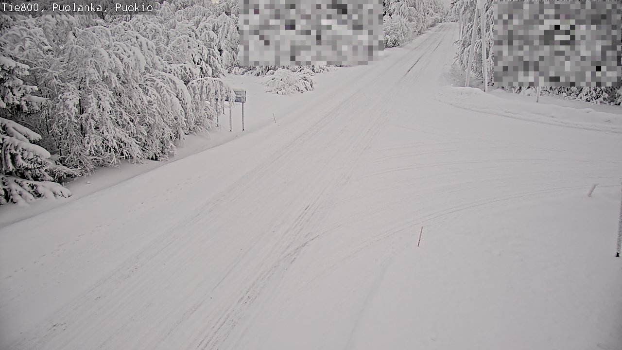 Weather Camera Image Road 800 Puolanka, Puokio, Puolanka, Kainuu
