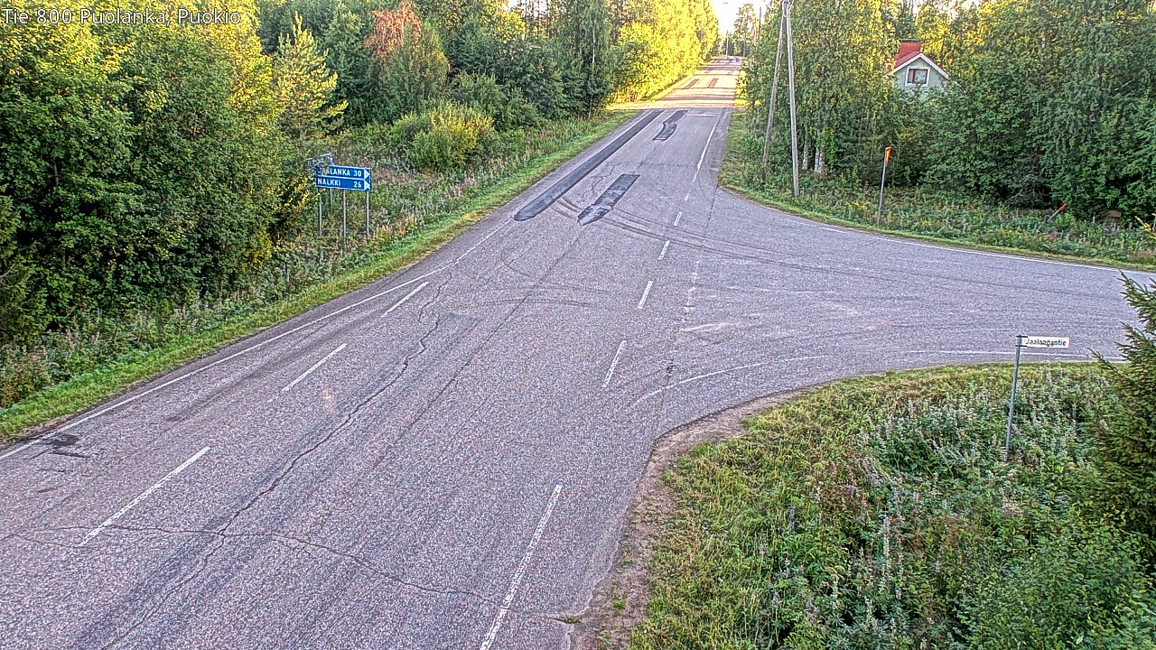 Weather Camera Image Road 800 Puolanka, Puokio, Puolanka, Kainuu