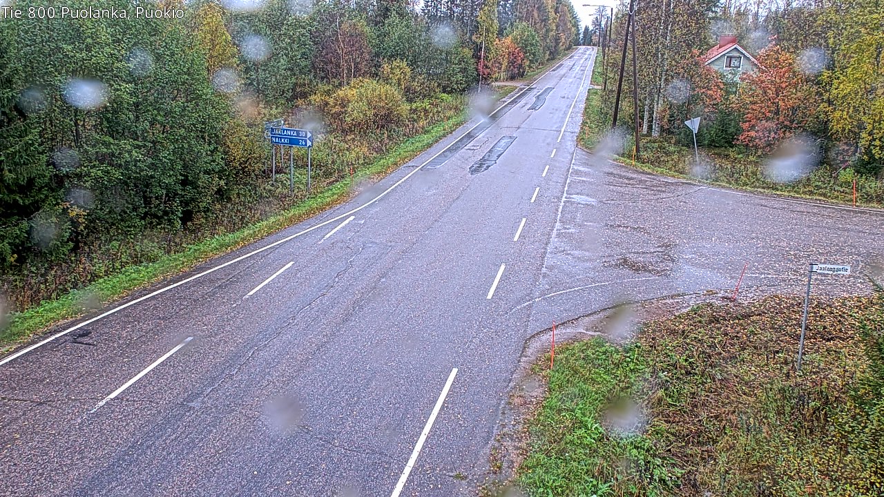 Weather Camera Image Road 800 Puolanka, Puokio, Puolanka, Kainuu