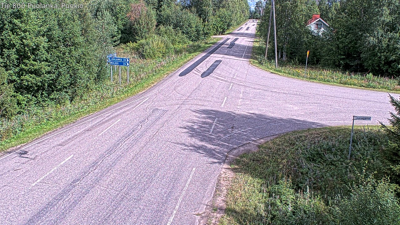 Weather Camera Image Road 800 Puolanka, Puokio, Puolanka, Kainuu