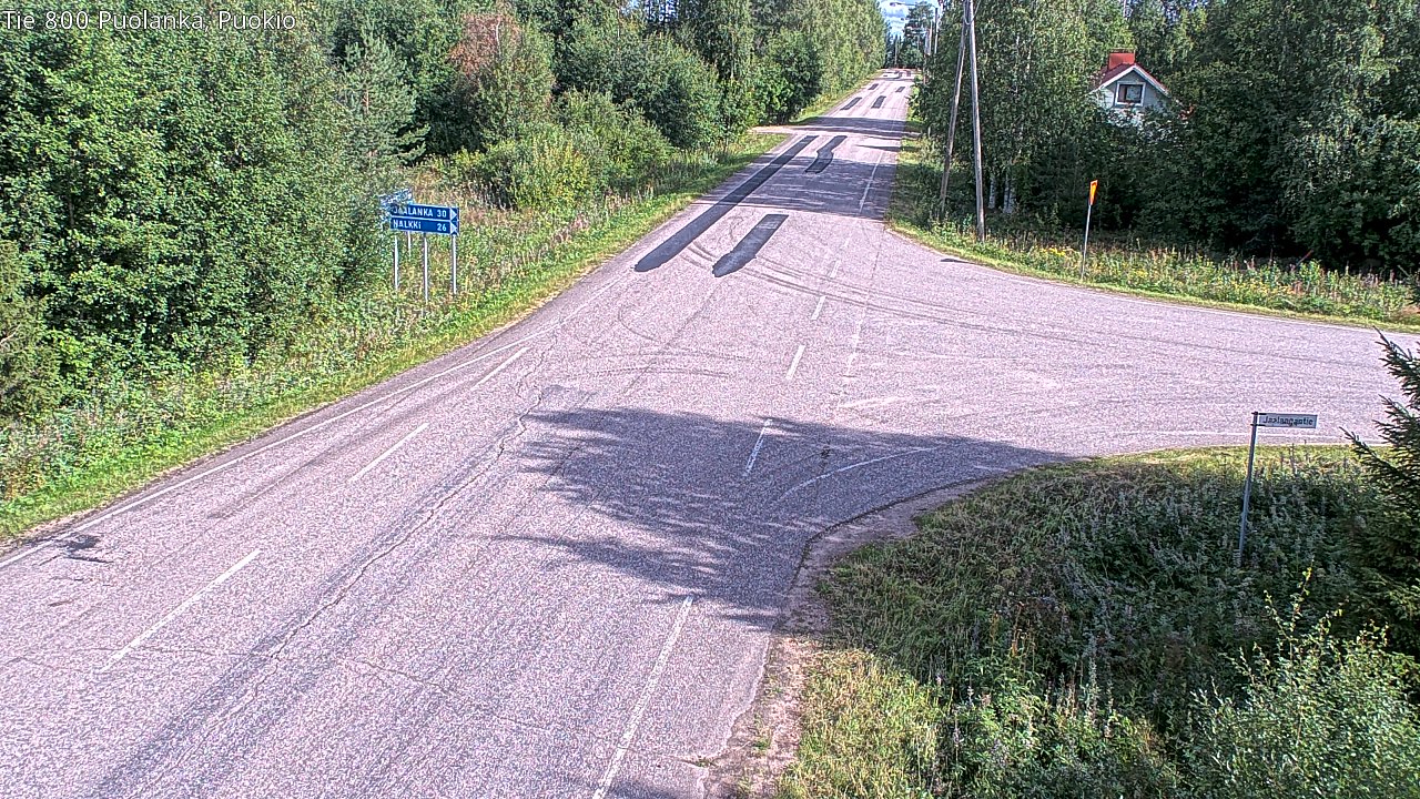 Weather Camera Image Road 800 Puolanka, Puokio, Puolanka, Kainuu