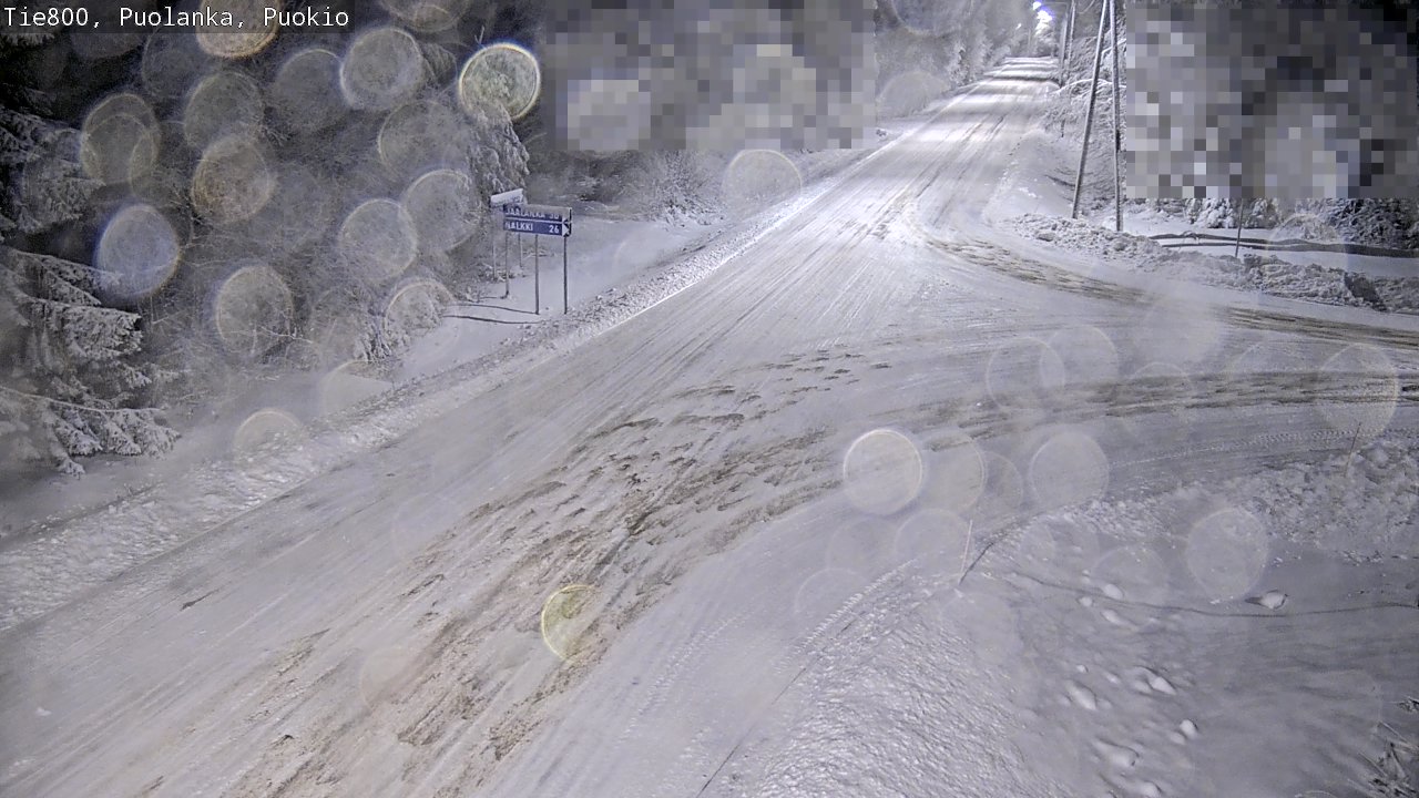 Weather Camera Image Road 800 Puolanka, Puokio, Puolanka, Kainuu