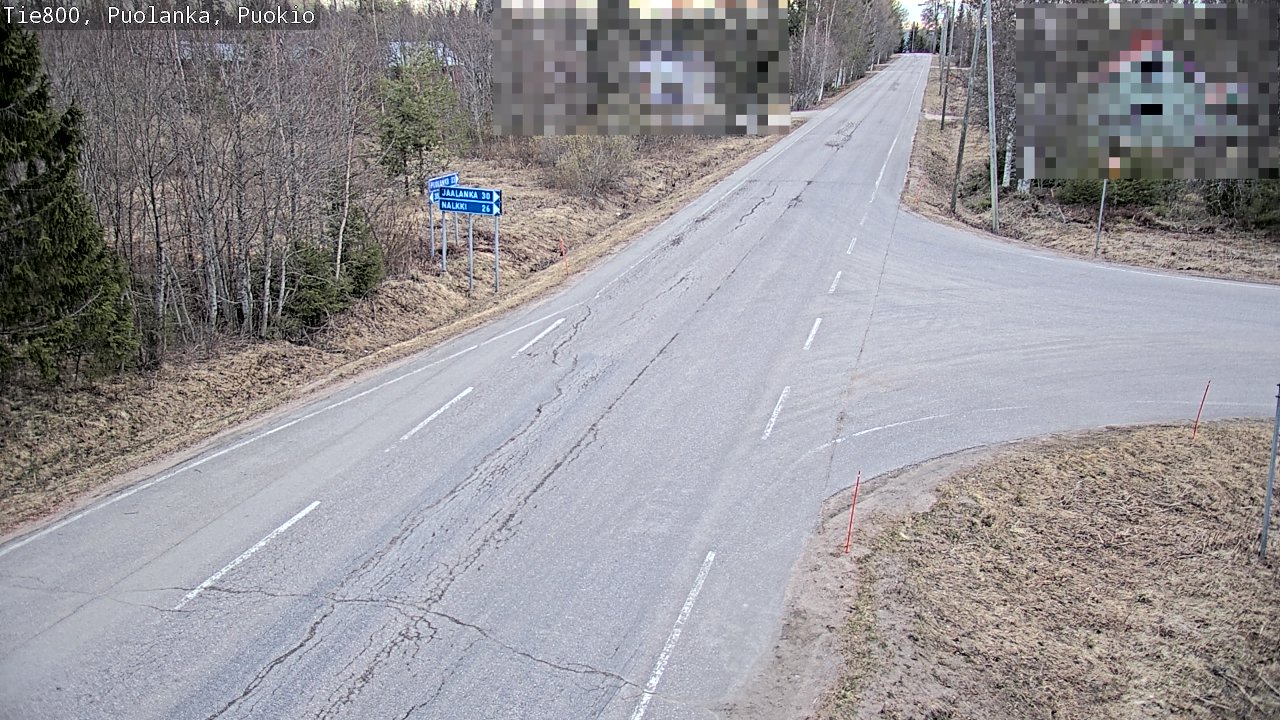 Weather Camera Image Road 800 Puolanka, Puokio, Puolanka, Kainuu
