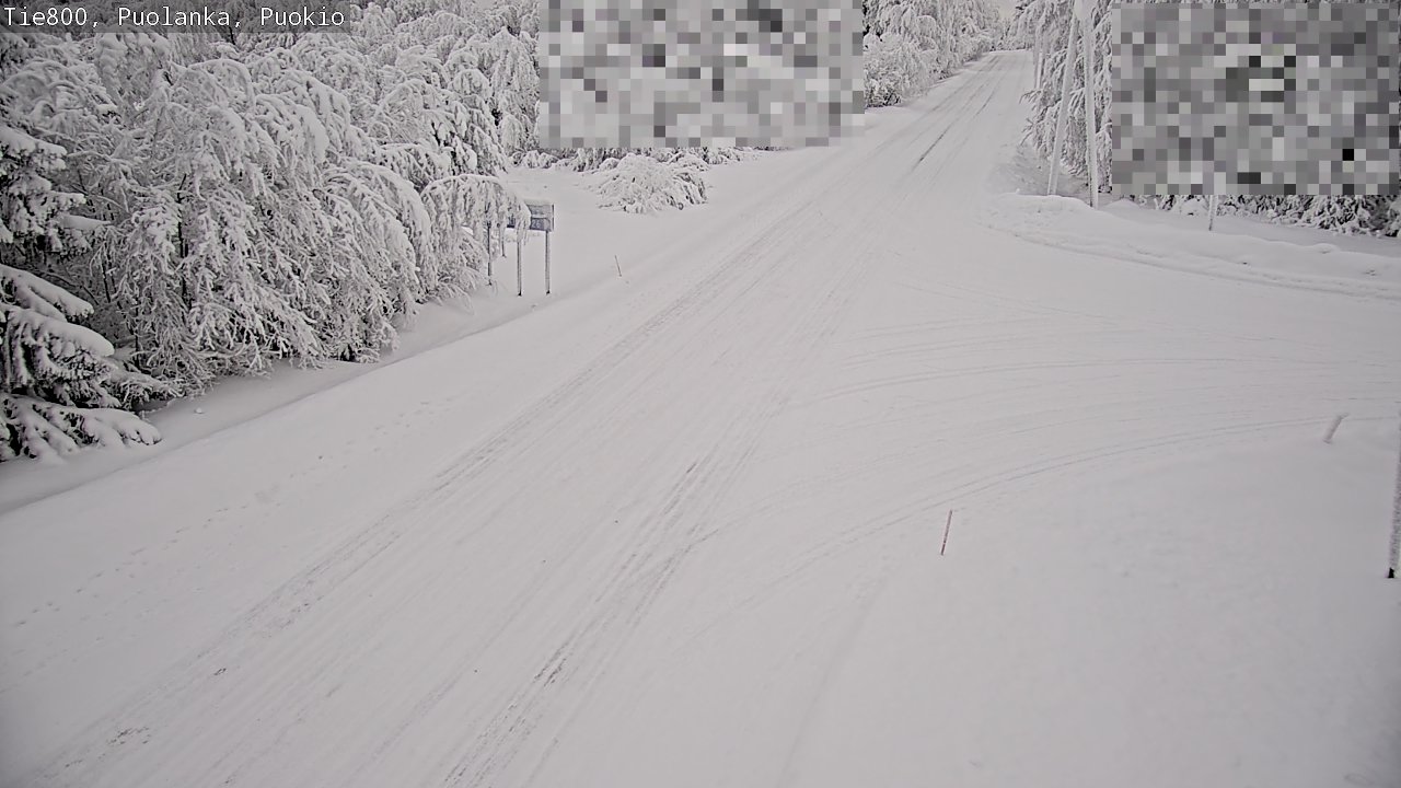 Weather Camera Image Road 800 Puolanka, Puokio, Puolanka, Kainuu