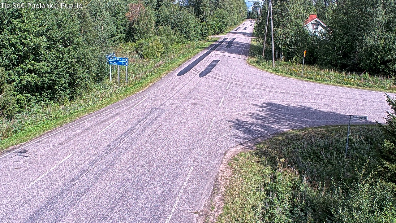 Weather Camera Image Road 800 Puolanka, Puokio, Puolanka, Kainuu