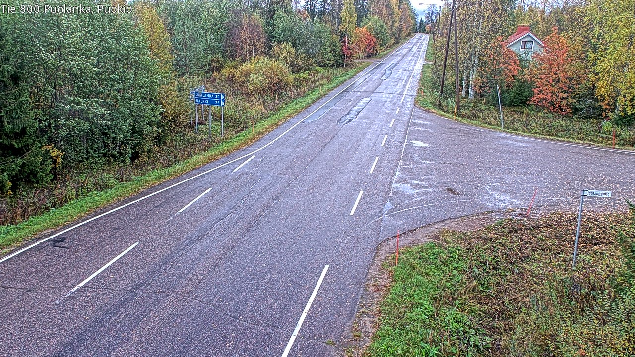 Weather Camera Image Väg 800 Puolanka, Puolanka_Puokio, Puolanka, Kainuu