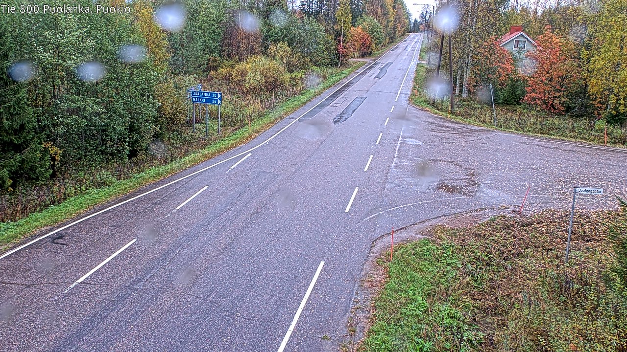 Weather Camera Image Road 800 Puolanka, Puokio, Puolanka, Kainuu