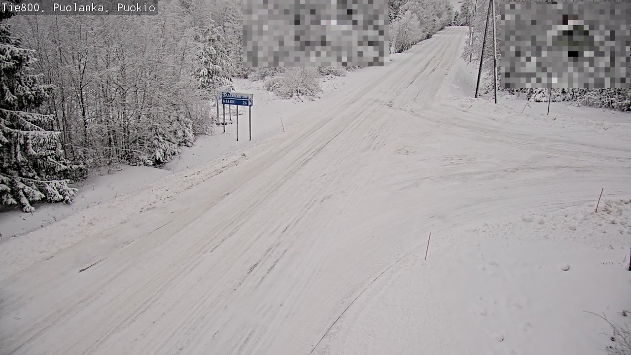 Weather Camera Image Road 800 Puolanka, Puokio, Puolanka, Kainuu