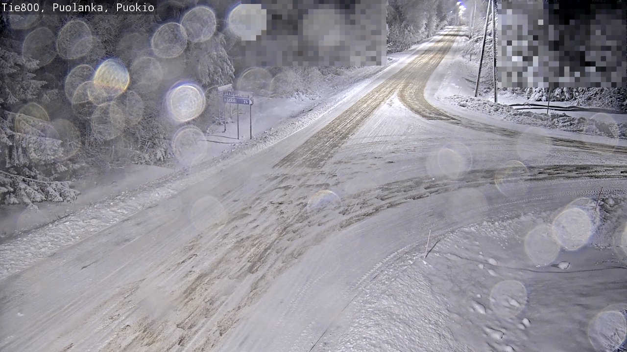Weather Camera Image Road 800 Puolanka, Puokio, Puolanka, Kainuu