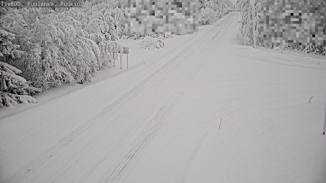 Weather Camera Image Road 800 Puolanka, Puokio, Puolanka, Kainuu