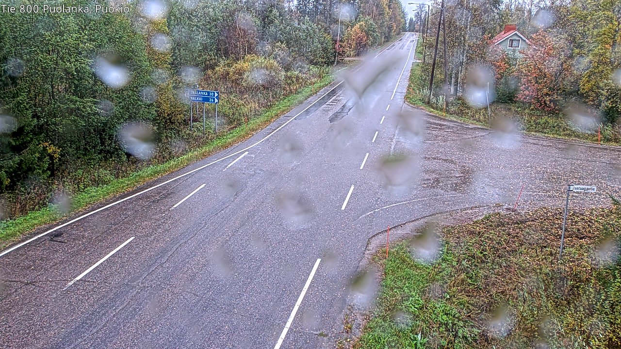 Weather Camera Image Road 800 Puolanka, Puokio, Puolanka, Kainuu