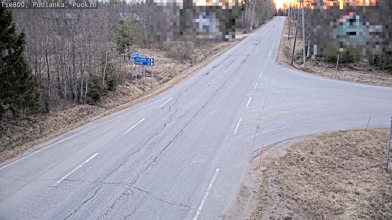 Weather Camera Image Road 800 Puolanka, Puokio, Puolanka, Kainuu