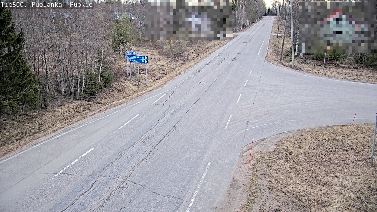 Weather Camera Image Road 800 Puolanka, Puokio, Puolanka, Kainuu