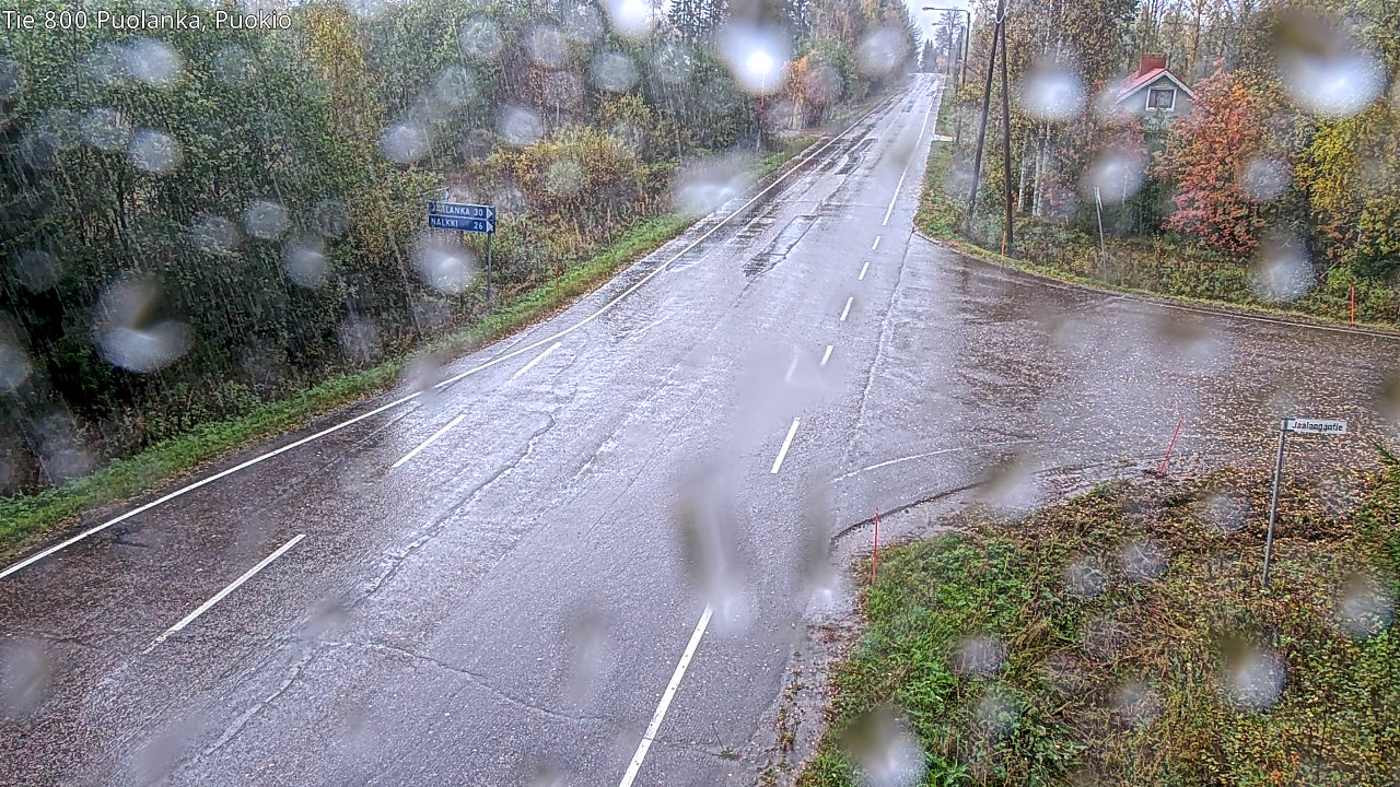 Weather Camera Image Road 800 Puolanka, Puokio, Puolanka, Kainuu