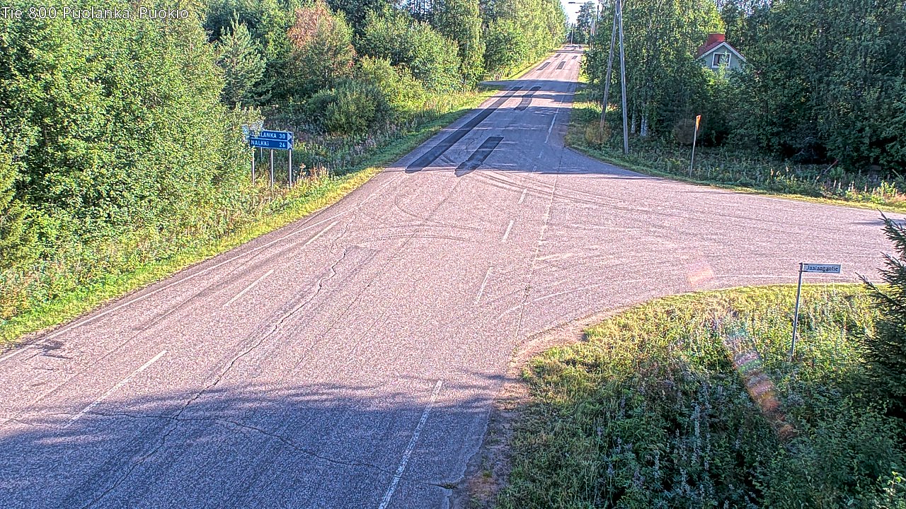 Weather Camera Image Road 800 Puolanka, Puokio, Puolanka, Kainuu