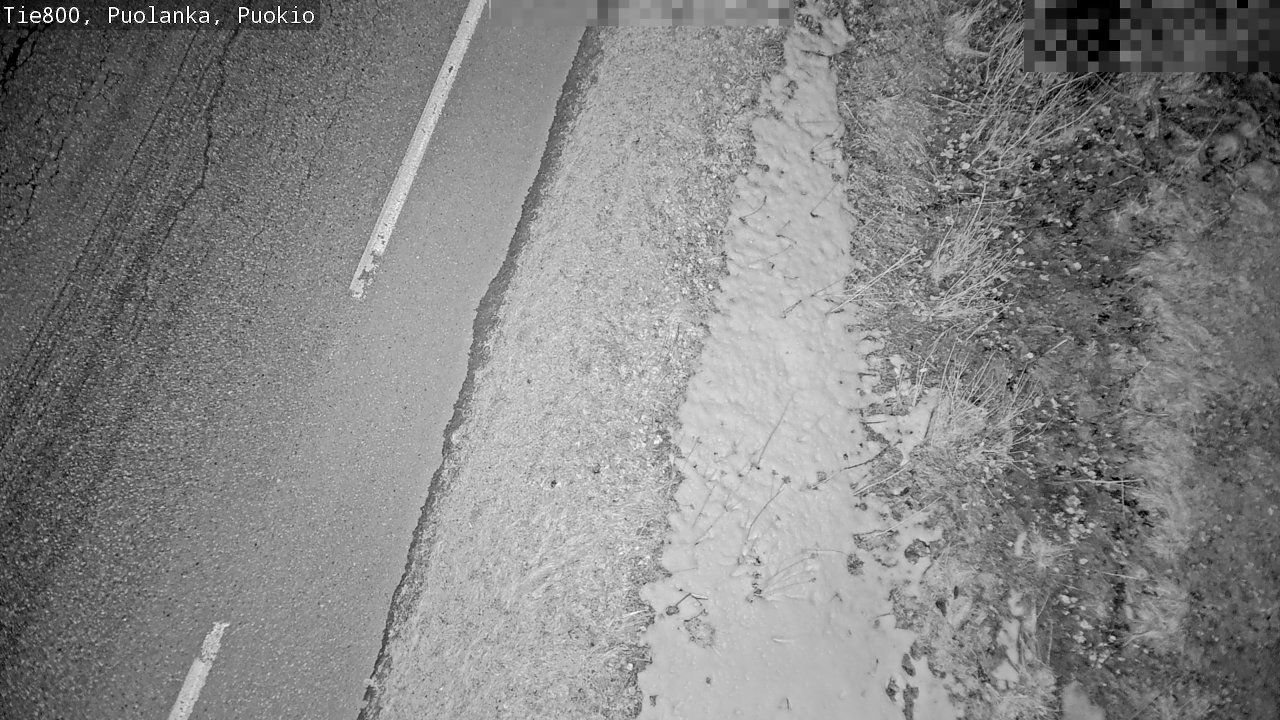 Weather Camera Image Road 800 Puolanka, Puokio, Puolanka, Kainuu