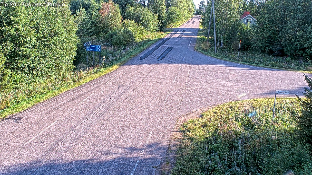 Weather Camera Image Road 800 Puolanka, Puokio, Puolanka, Kainuu
