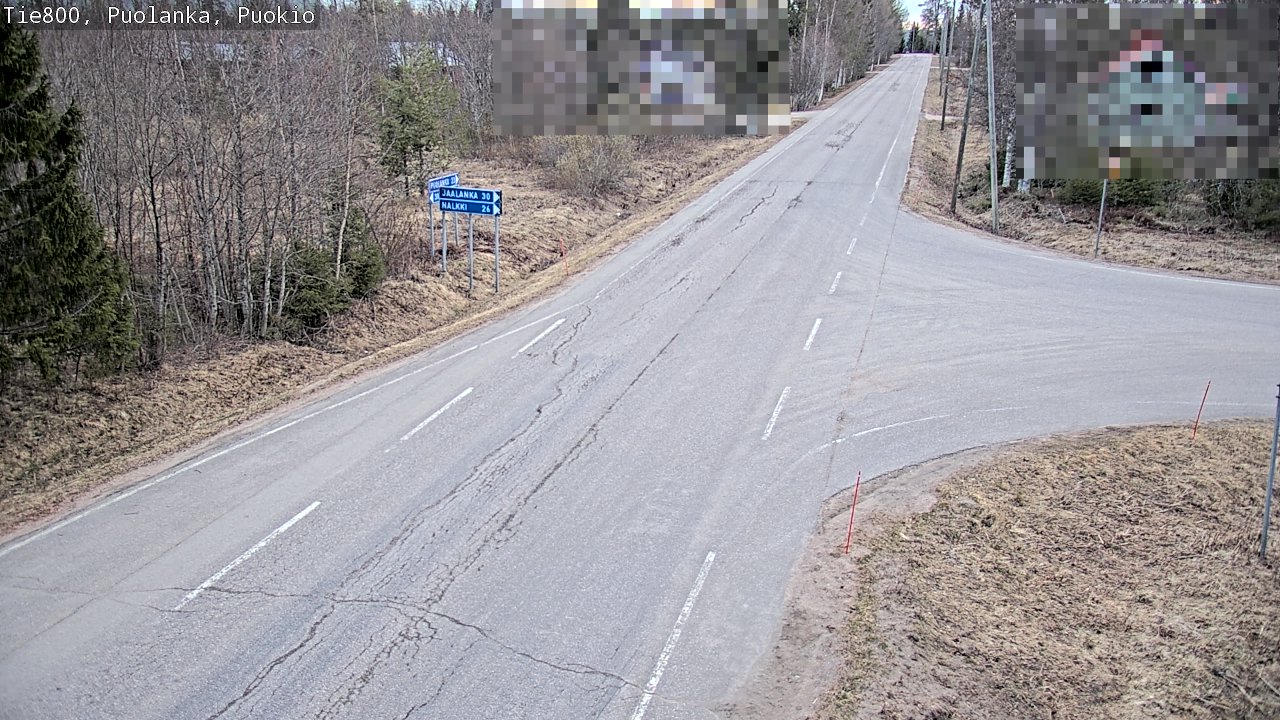 Weather Camera Image Road 800 Puolanka, Puokio, Puolanka, Kainuu
