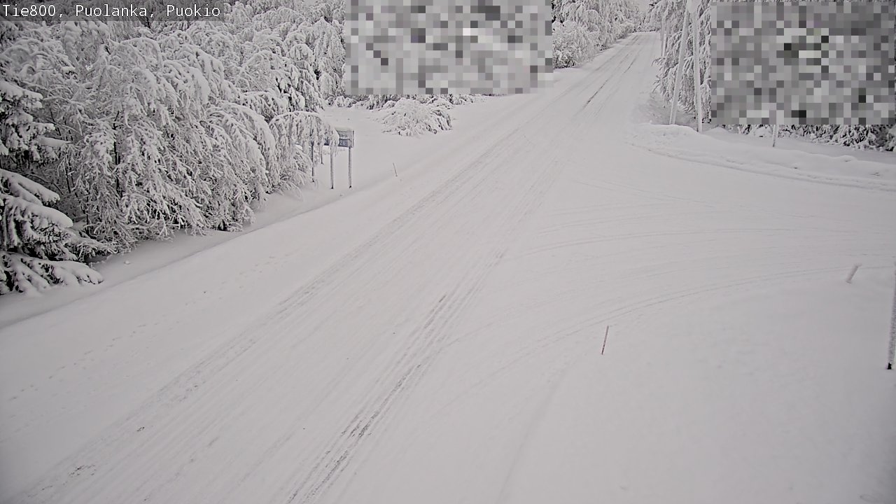 Weather Camera Image Road 800 Puolanka, Puokio, Puolanka, Kainuu