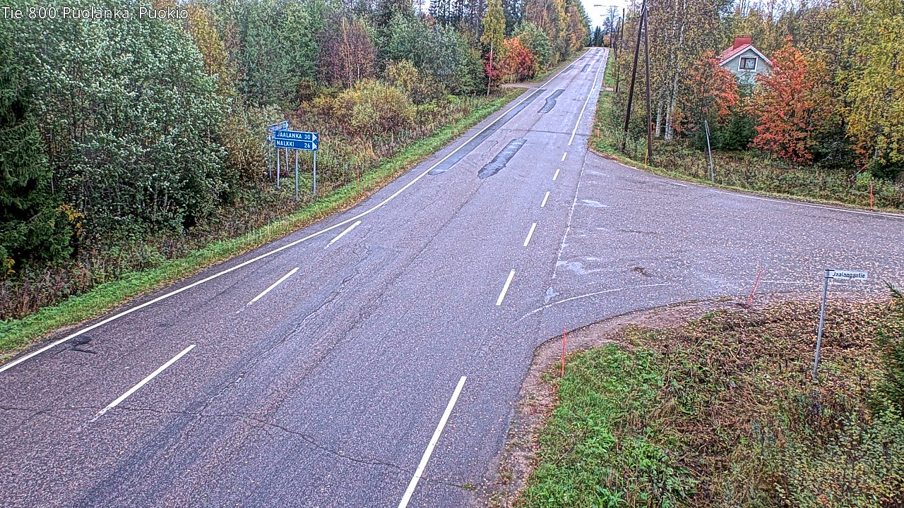 Weather Camera Image Road 800 Puolanka, Puokio, Puolanka, Kainuu