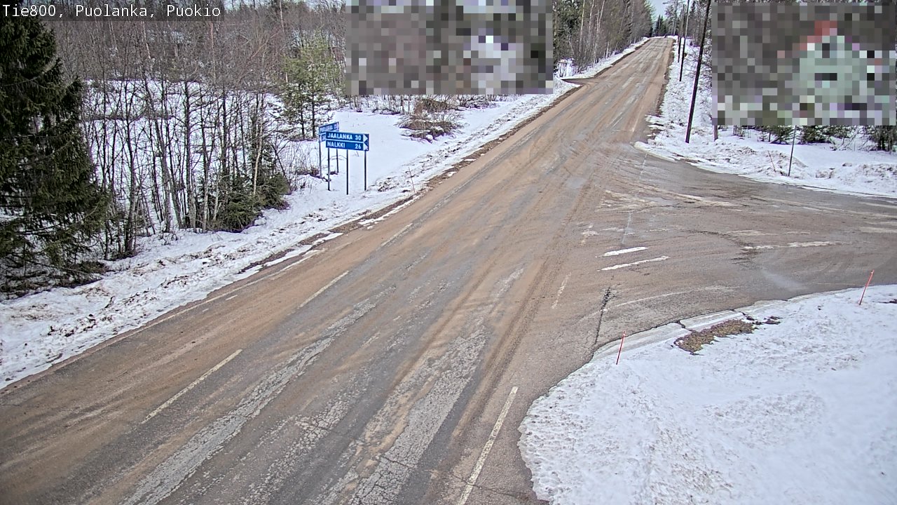 Weather Camera Image Road 800 Puolanka, Puokio, Puolanka, Kainuu