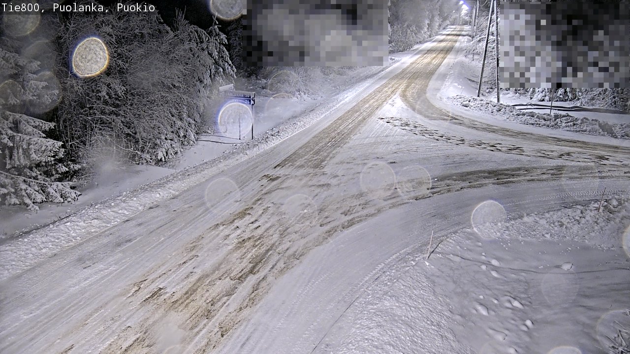 Weather Camera Image Road 800 Puolanka, Puokio, Puolanka, Kainuu