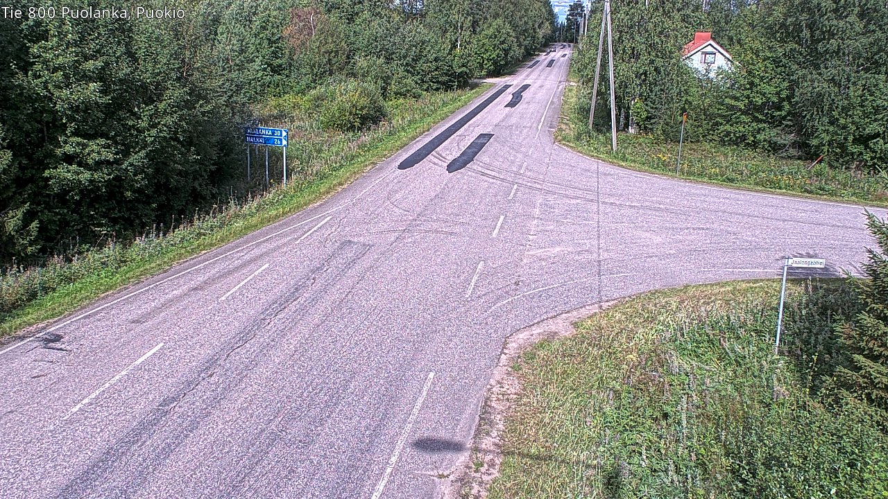 Weather Camera Image Road 800 Puolanka, Puokio, Puolanka, Kainuu