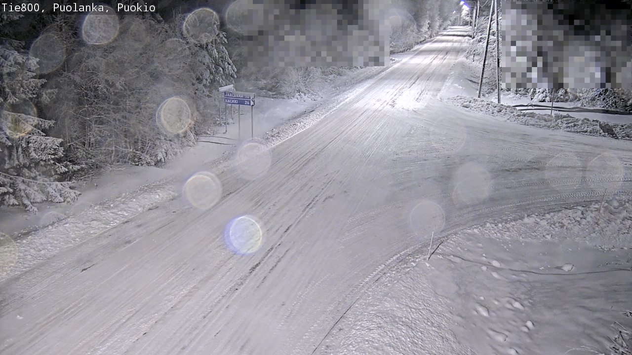 Weather Camera Image Road 800 Puolanka, Puokio, Puolanka, Kainuu