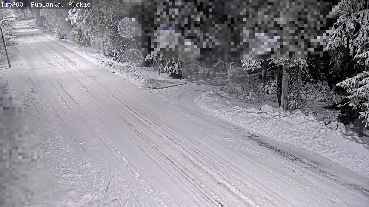Weather Camera Image Road 800 Puolanka, Puokio, Puolanka, Kainuu