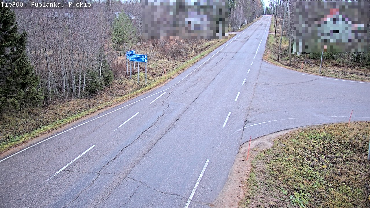 Weather Camera Image Road 800 Puolanka, Puokio, Puolanka, Kainuu