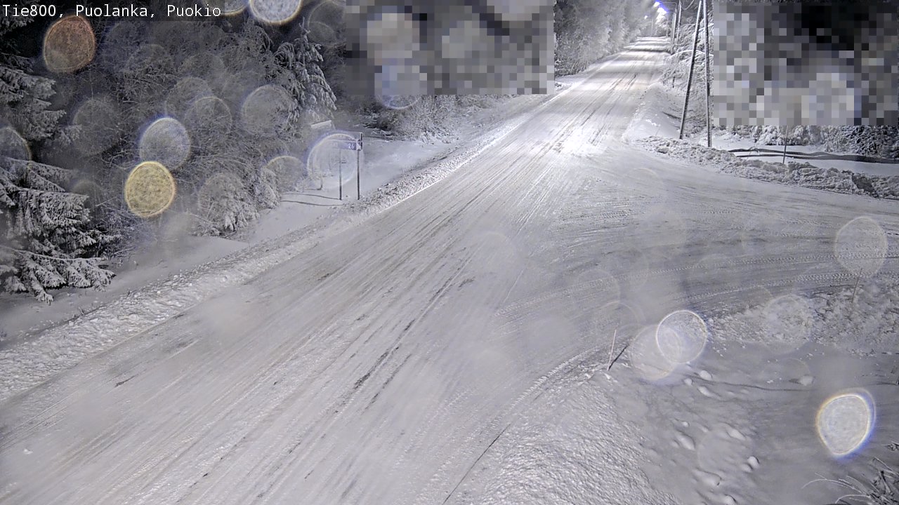 Weather Camera Image Road 800 Puolanka, Puokio, Puolanka, Kainuu