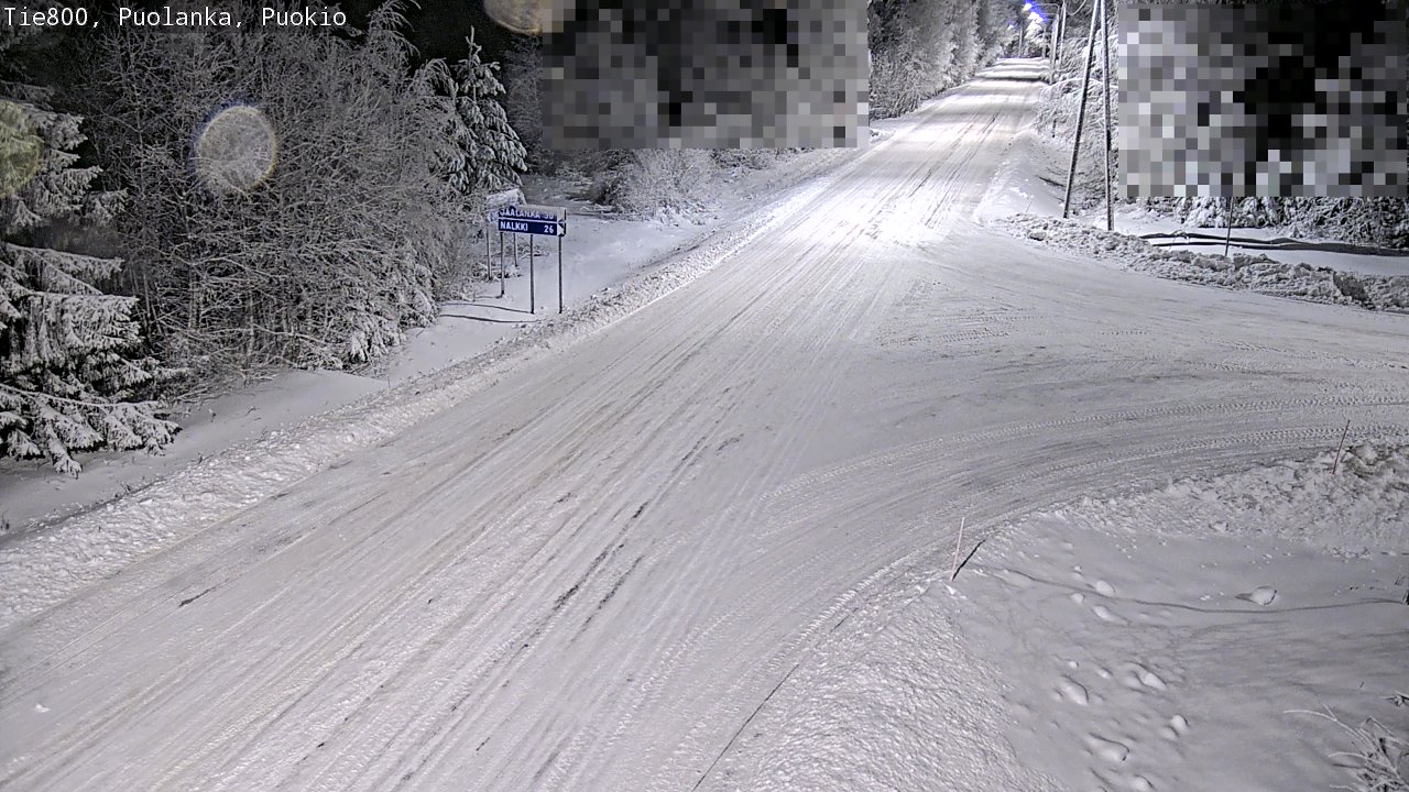 Weather Camera Image Road 800 Puolanka, Puokio, Puolanka, Kainuu