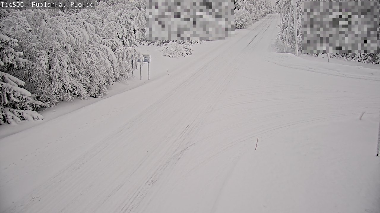Weather Camera Image Road 800 Puolanka, Puokio, Puolanka, Kainuu