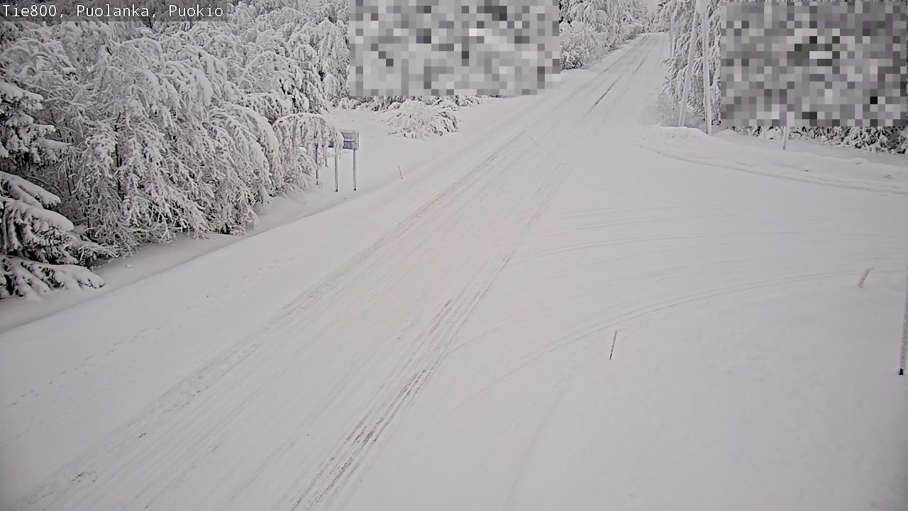 Weather Camera Image Road 800 Puolanka, Puokio, Puolanka, Kainuu
