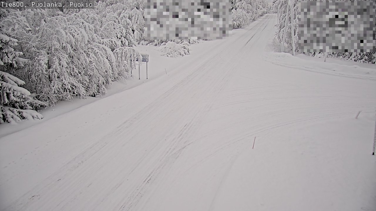 Weather Camera Image Road 800 Puolanka, Puokio, Puolanka, Kainuu