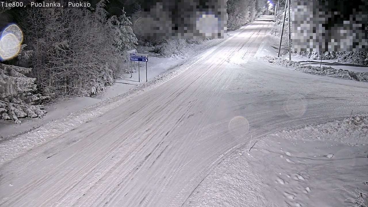 Weather Camera Image Road 800 Puolanka, Puokio, Puolanka, Kainuu