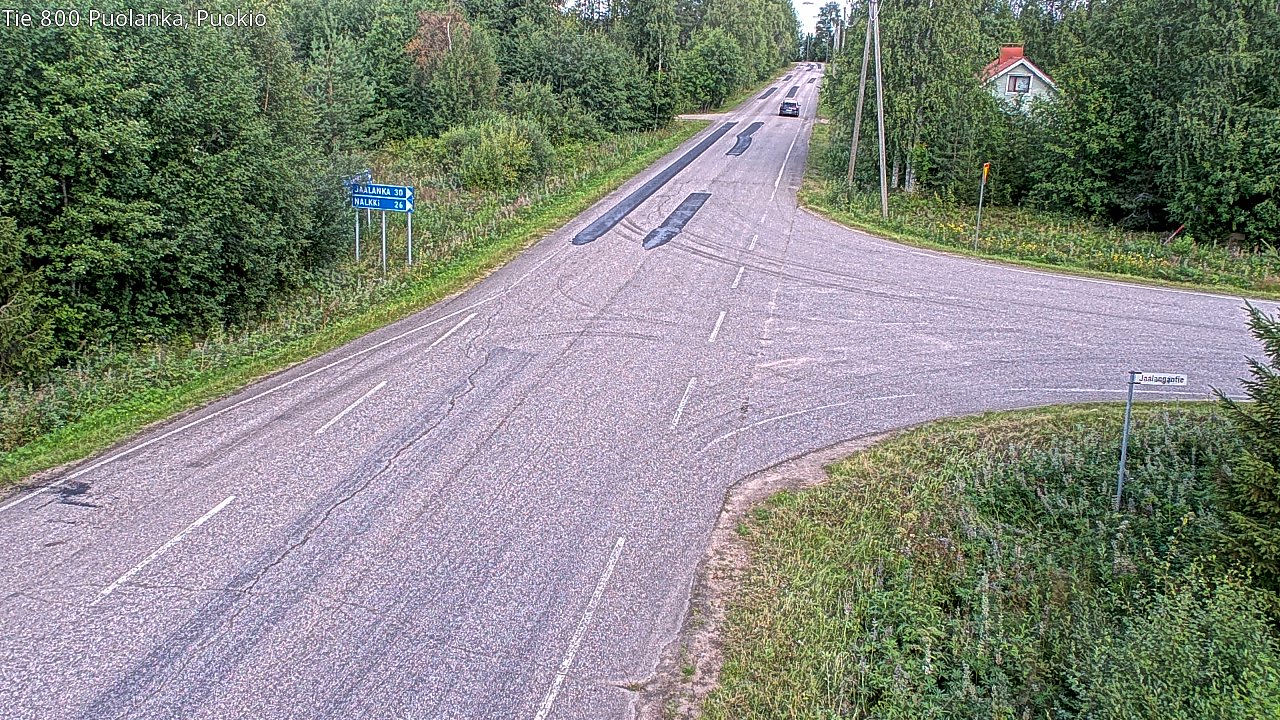 Weather Camera Image Road 800 Puolanka, Puokio, Puolanka, Kainuu