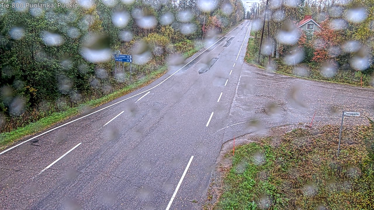 Weather Camera Image Road 800 Puolanka, Puokio, Puolanka, Kainuu