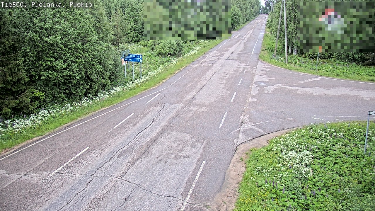 Weather Camera Image Väg 800 Puolanka, Puolanka_Puokio, Puolanka, Kainuu