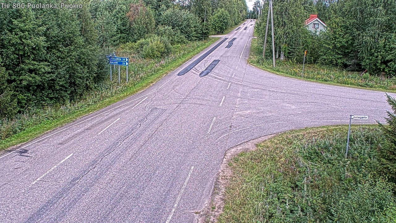 Weather Camera Image Road 800 Puolanka, Puokio, Puolanka, Kainuu