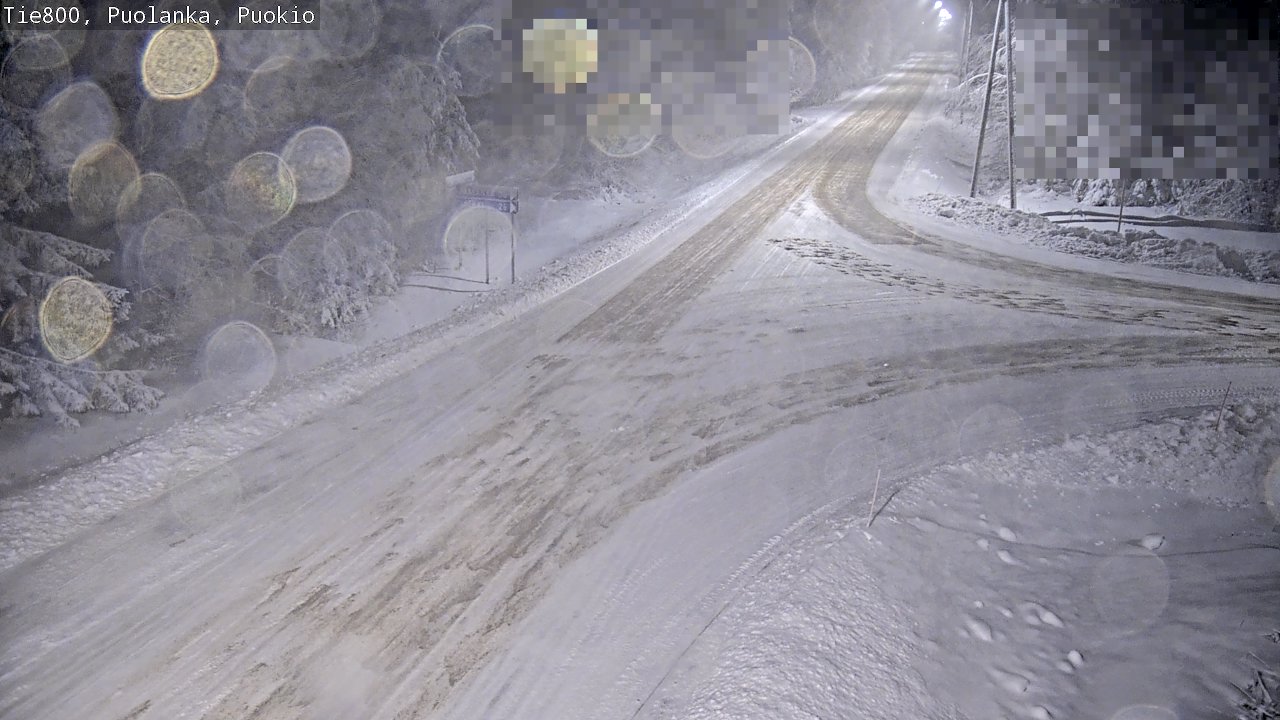 Weather Camera Image Road 800 Puolanka, Puokio, Puolanka, Kainuu