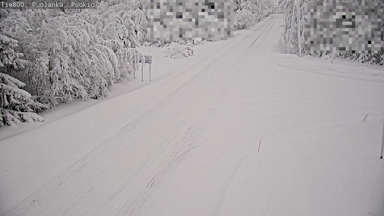 Weather Camera Image Road 800 Puolanka, Puokio, Puolanka, Kainuu