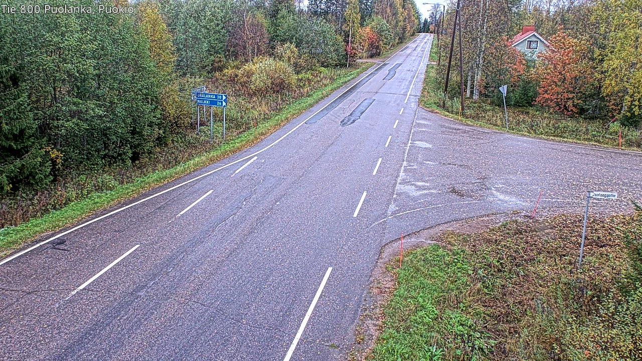 Weather Camera Image Road 800 Puolanka, Puokio, Puolanka, Kainuu