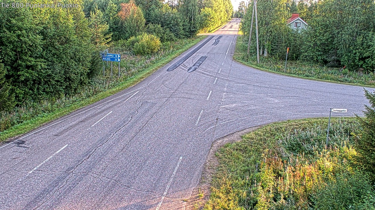 Weather Camera Image Road 800 Puolanka, Puokio, Puolanka, Kainuu